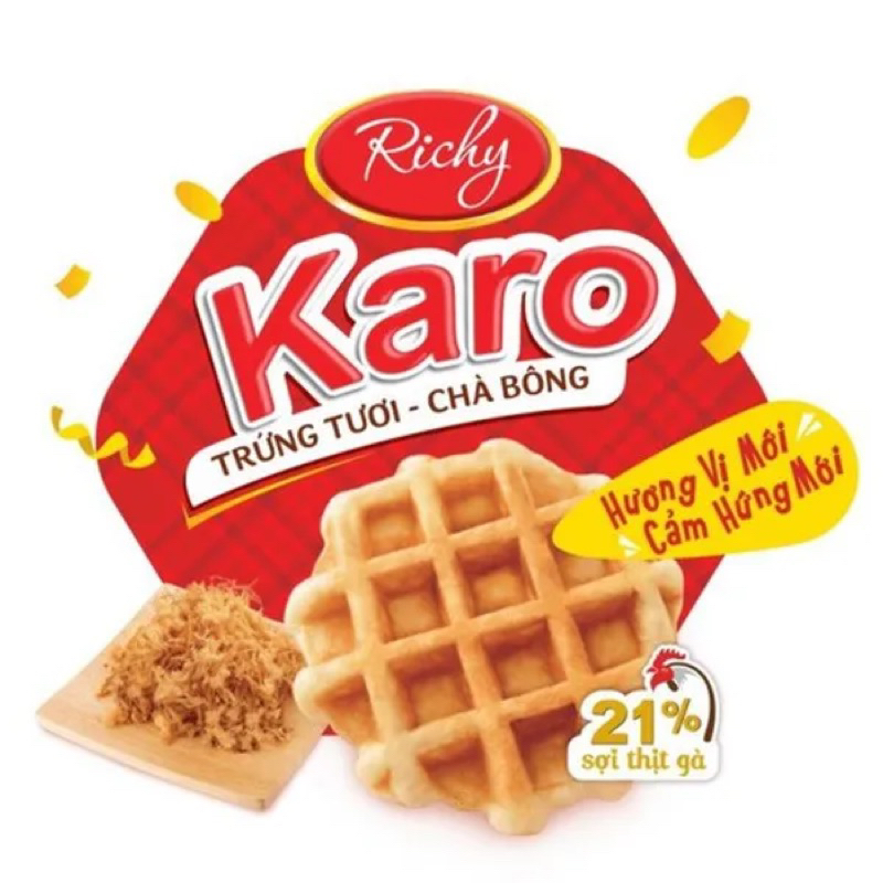 Bánh KARO Vị Gà - Hãng Richy Túi 6 Bịt