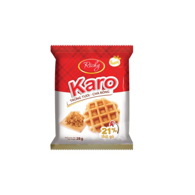 Bánh KARO Vị Gà - Hãng Richy Túi 6 Bịt