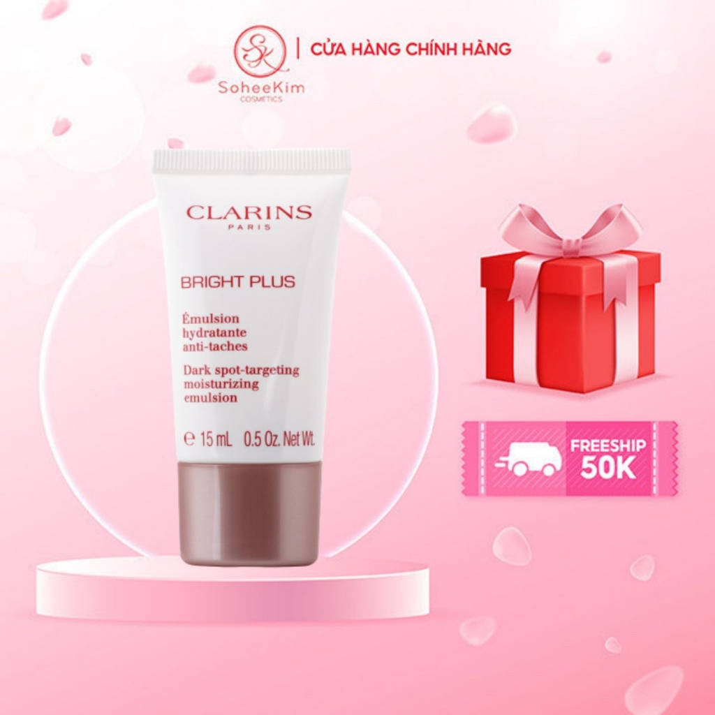 Kem dưỡng Clarins Bright Plus Dark Spot Emulsion 15ml dưỡng trắng da, thâm nám