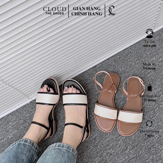 Giày bệt quai hậu CL quai ngang viền