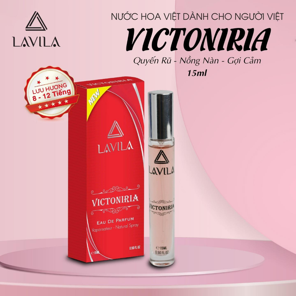 Nước hoa Nữ LAVILA Victoniria cao cấp hương thơm chuẩn Pháp lưu hương từ 8 đến 12 tiếng