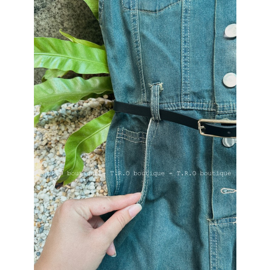 Váy bò tay hến kèm belt mới về chất bò mềm siêu lên form khuôn dáng hàng QCCC