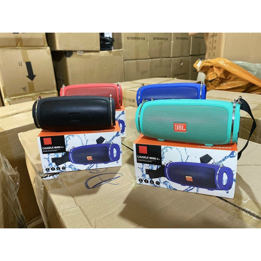 Loa bluetooth không dây charge mini 4+ Loa Nghe nhạc , Hát Karaoke kết nối với máy tính laptop, điện thoại