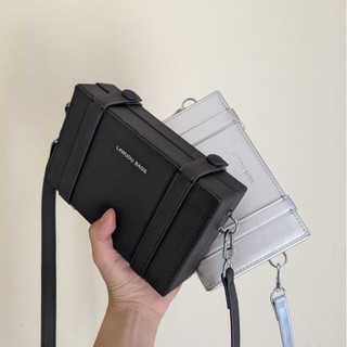Túi đeo chéo dạng hộp loại xịn da pu