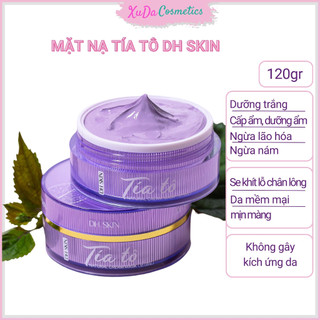 Mặt nạ tía tô, mặt nạ DH SKIN, mặt nạ cấp ẩm, dưỡng ẩm, trắng da, giảm mụn, da nám, ngừa lão hóa 120g