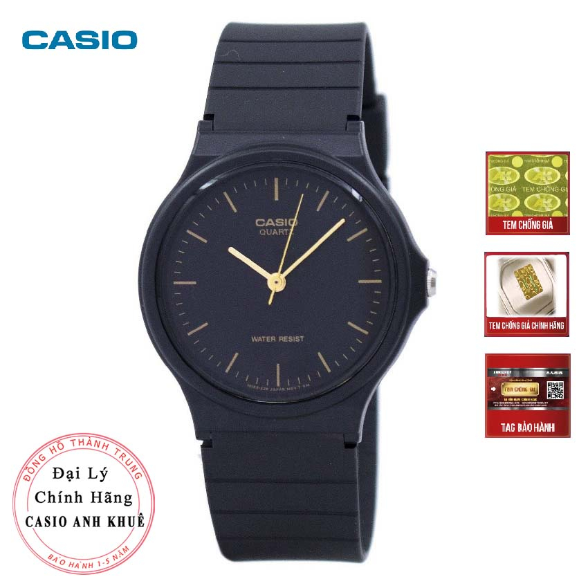 Đồng hồ Unisex Casio MQ-24-1ELDF dây nhựa