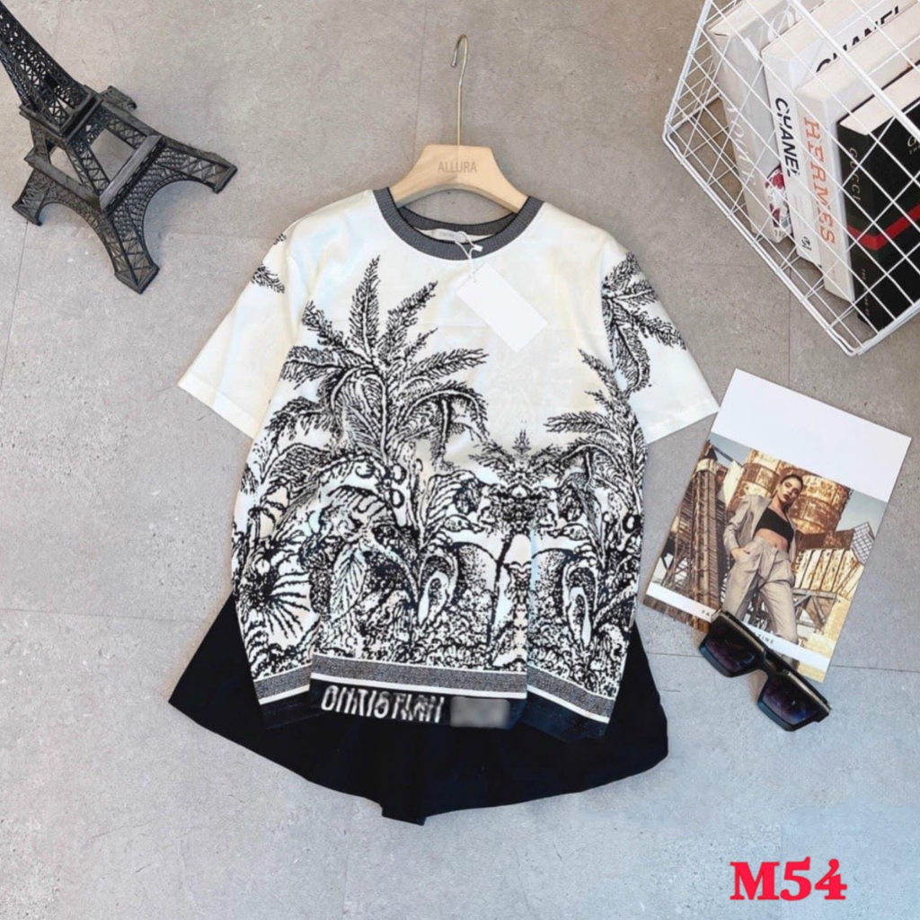 Bộ mặc nhà nữ mùa hè vải lụa tơ mềm mát thoáng