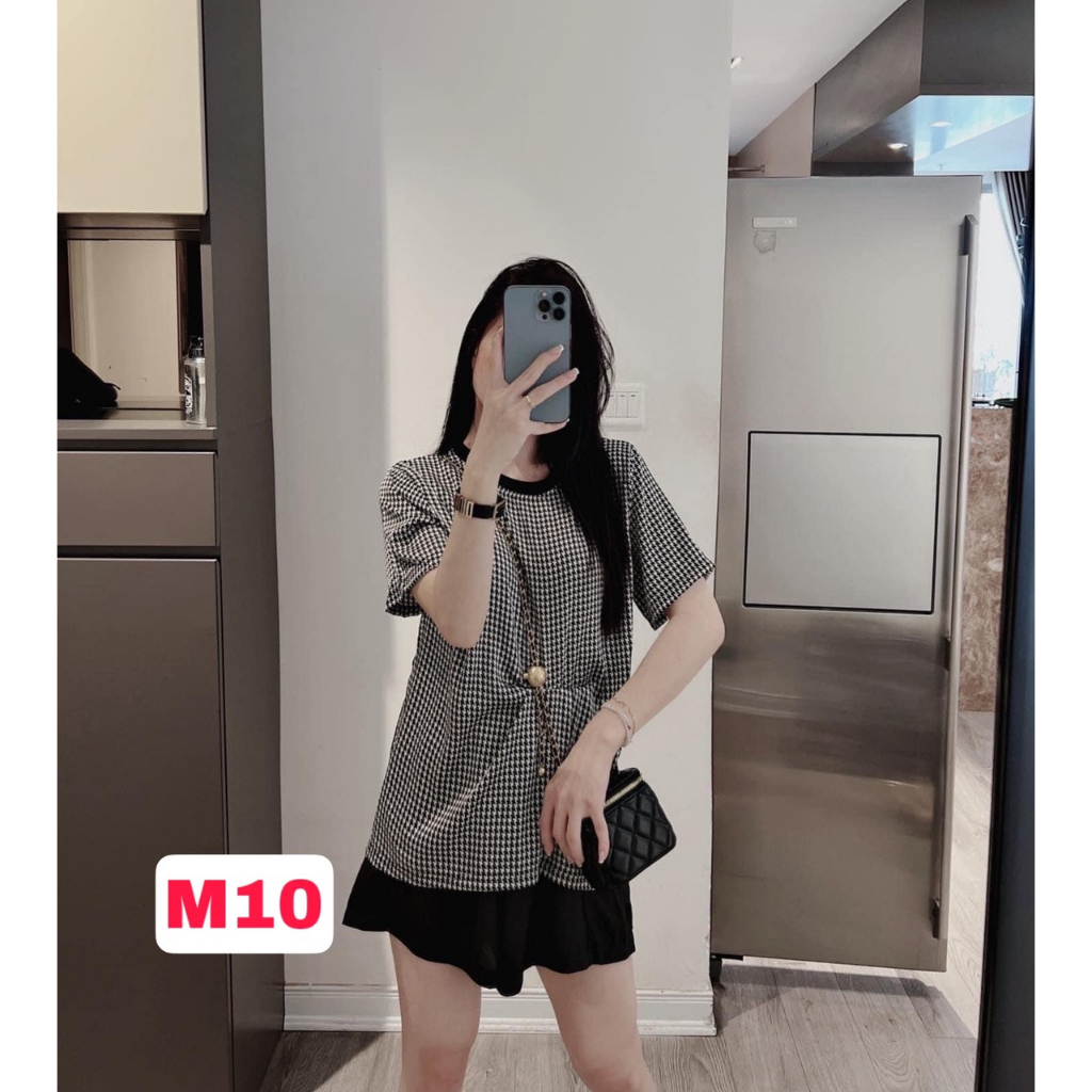 Bộ mặc nhà nữ mùa hè vải lụa tơ mềm mát thoáng