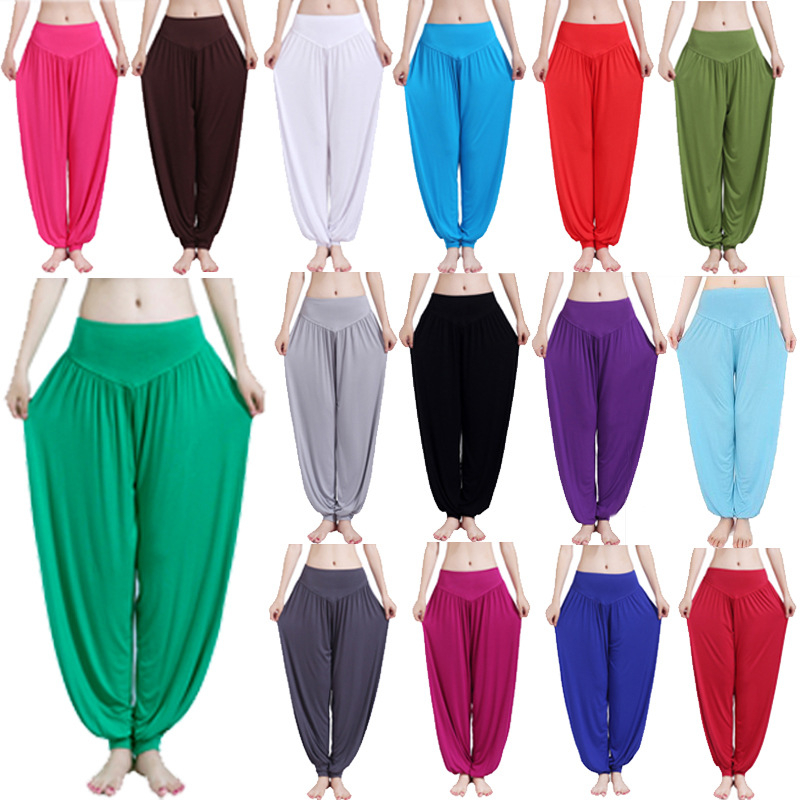 Quần alibaba nữ chất cotton co giãn 4 chiều tập yoga, zumba, gym hàng Quảng Châu sẵn kho