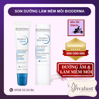Son dưỡng môi khô nứt nẻ, tổn thương Bioderma Atoderm