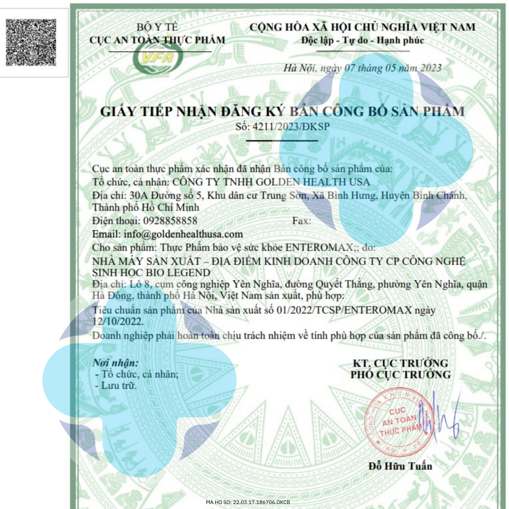 Men vi sinh Enteromax dành cho bé, 4 tỷ lợi khuẩn