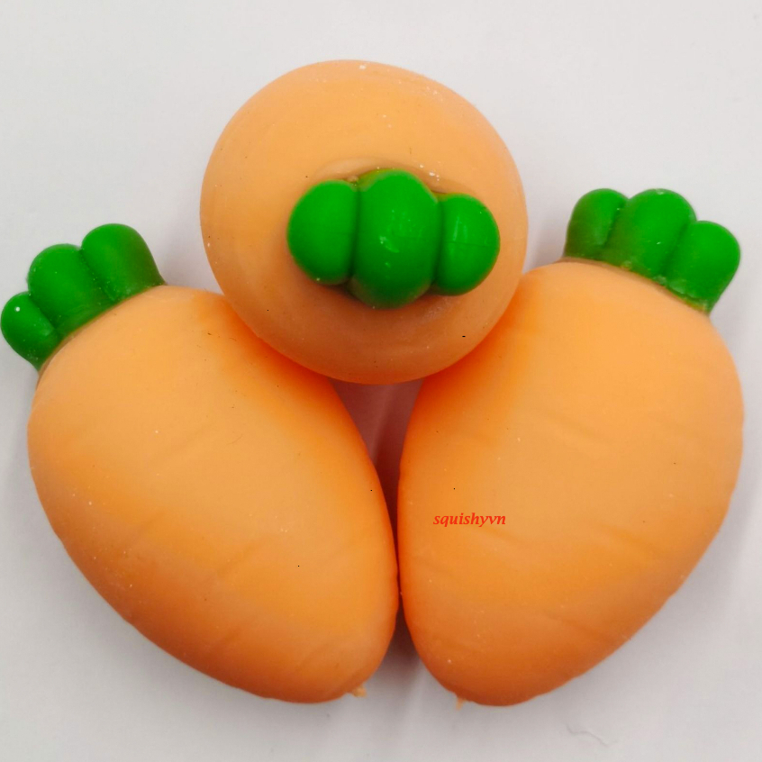 Squishy handmade củ cải đỏ ( cà rốt ) 2 icon