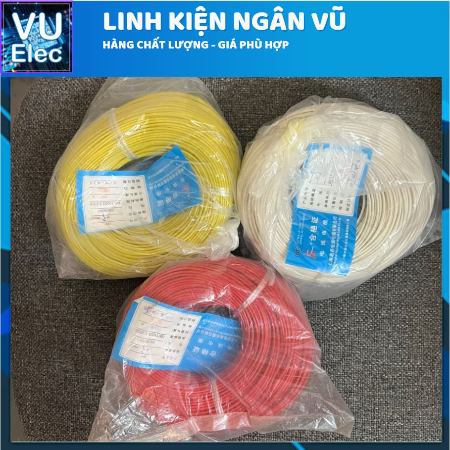 Dây điện Nhật 0.3MM ~ 22AWG lõi đồng hàng xịn
