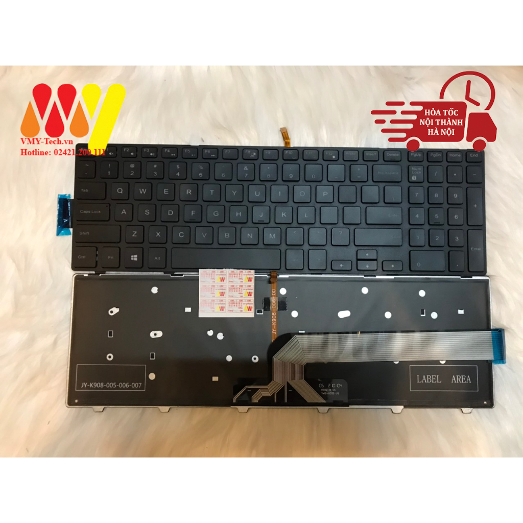 Bàn phím laptop Dell Inspiron 3551 3558 3559 3541 3542 3543 3567 3568 3567 5545 5542 5547 5555 5559 5748 5749 5758 7559