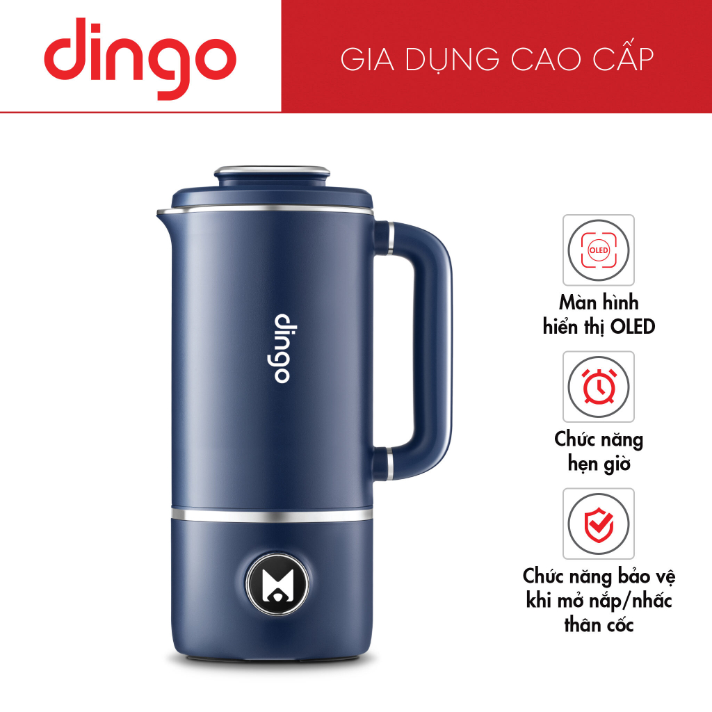 Máy làm sữa hạt mini Dingo DCB600, DCB500 - máy xay nấu đa năng Dingo bảo hành 24 tháng, lỗi 1 đổi 1 -  ATN PRO