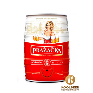 Bia prazacka pale lager 4% bom 5l