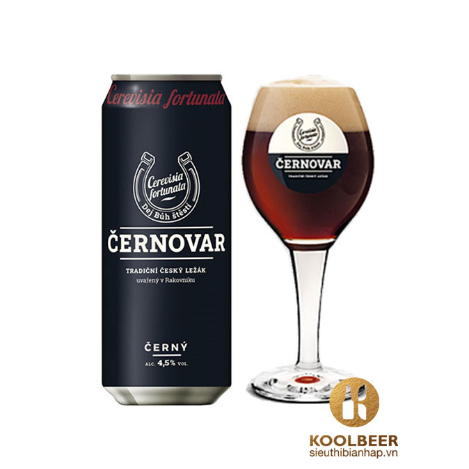 Bia Đen Cernovar DARK 4.5% Lon 500ml