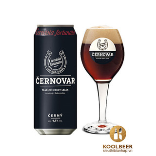 Bia đen cernovar dark 4.5% lon 500ml