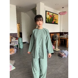 Đồ lam đi chùa vạt hò truyền thống, thời trang phật tử