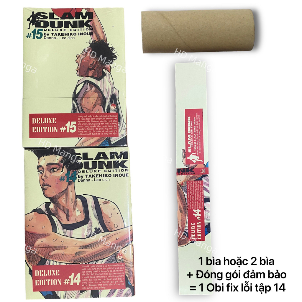 Truyện tranh - Slam Dunk - Lẻ các tập 8 9...14 15 16 17 18 19 20 21 22 23 24  - Deluxe Edition - NXB Kim Đồng