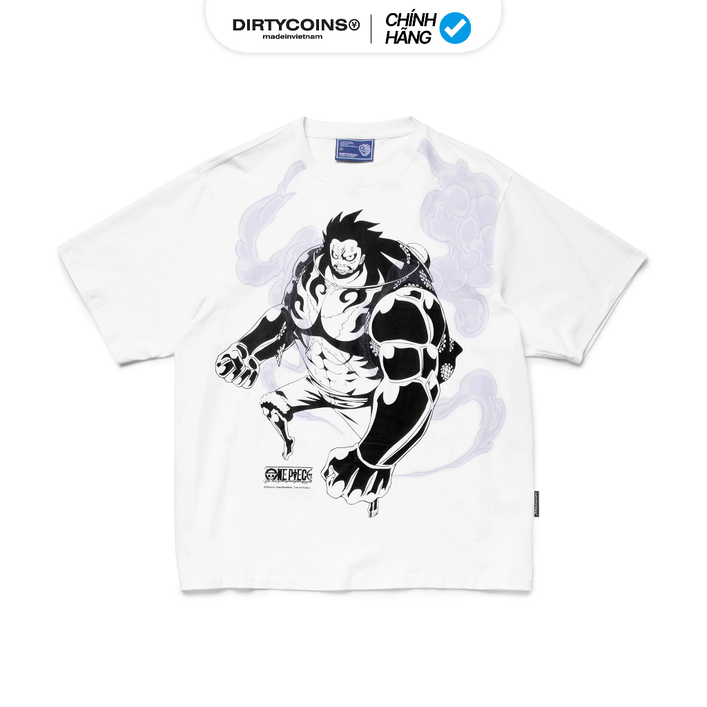 Áo thun DirtyCoins x One Piece Gear 4 T-shirt - White