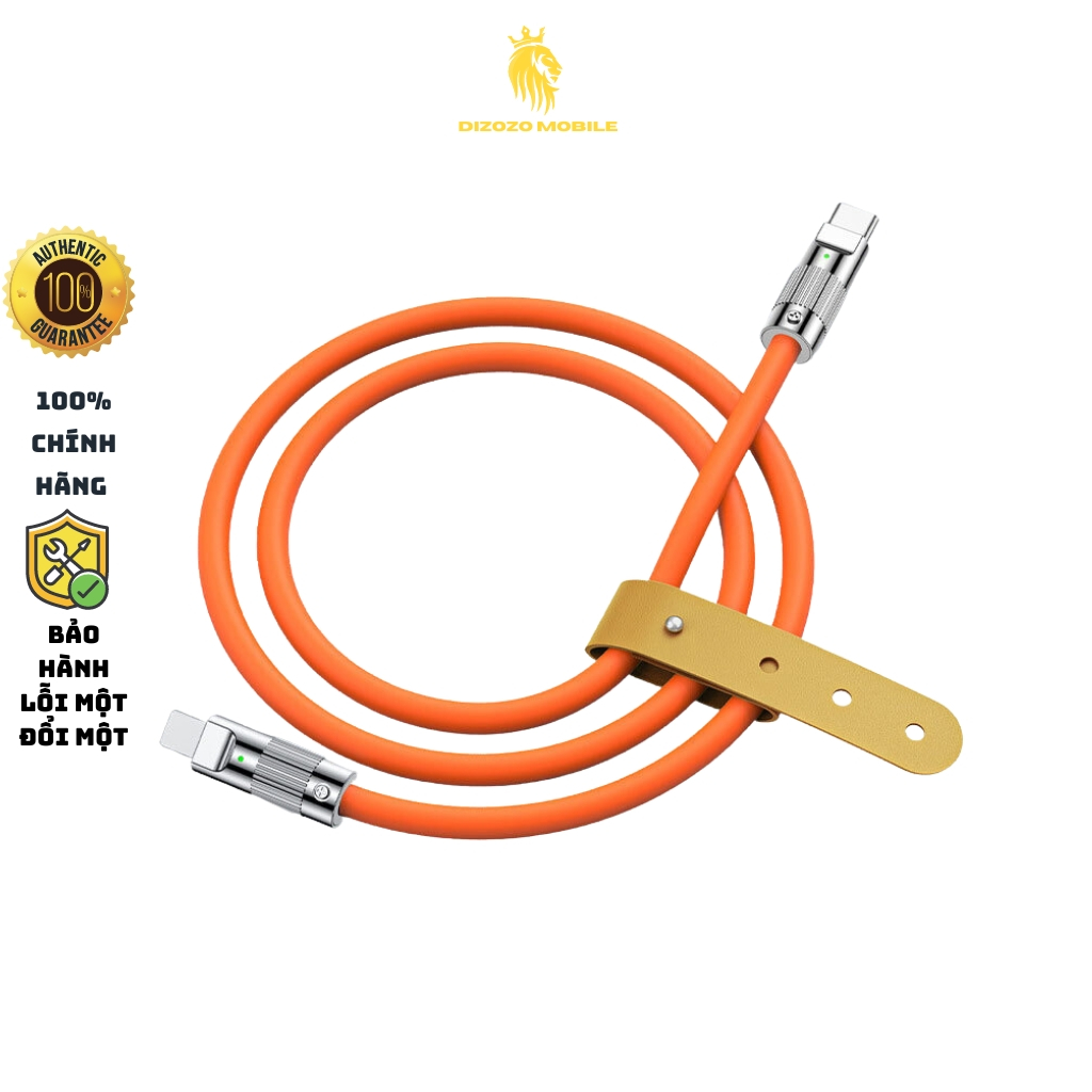 Cáp sạc nhanh,dây sạc nhanh,Dizozomobile PD 120w cao cấp