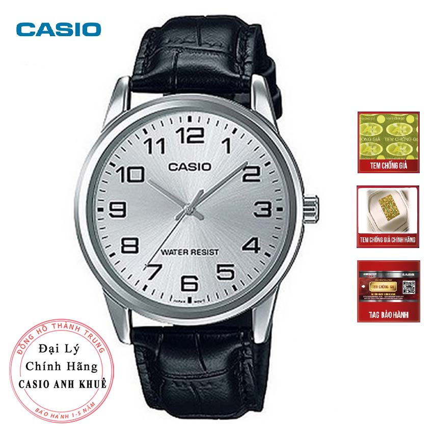 Đồng hồ nam Casio MTP-V001L-7BUDF dây da