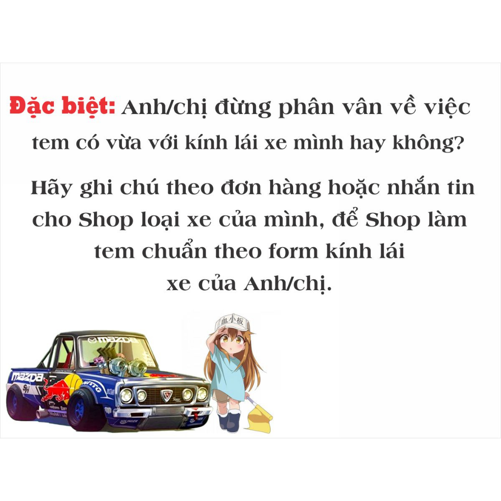 Tem kính lái ô tô phong cách, cá tính, bền đẹp