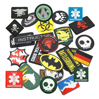 Patch velcro, miếng dán balo và áo chất liệu pvc