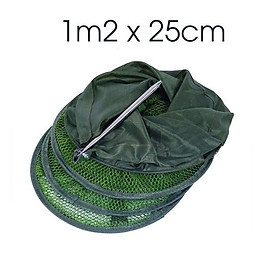 Giỏ Lưới Đựng Cá Gọng Dài 1m2x25cm-rọng đựng cá