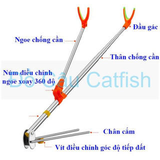 Gác Cần Câu đài giá rẻ -Câu Đài-chống cần câu tay giá rẻ