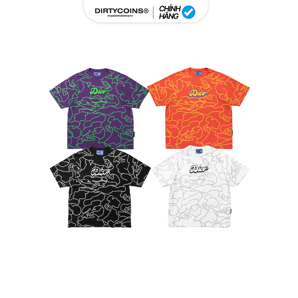 Áo Thun DirtyCoins Line Camo T-shirt