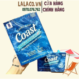 Lốc 8 Cục Xà Phòng Coast Mỹ