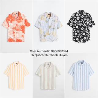 Áo sơ mi cộc tay nam HM auth