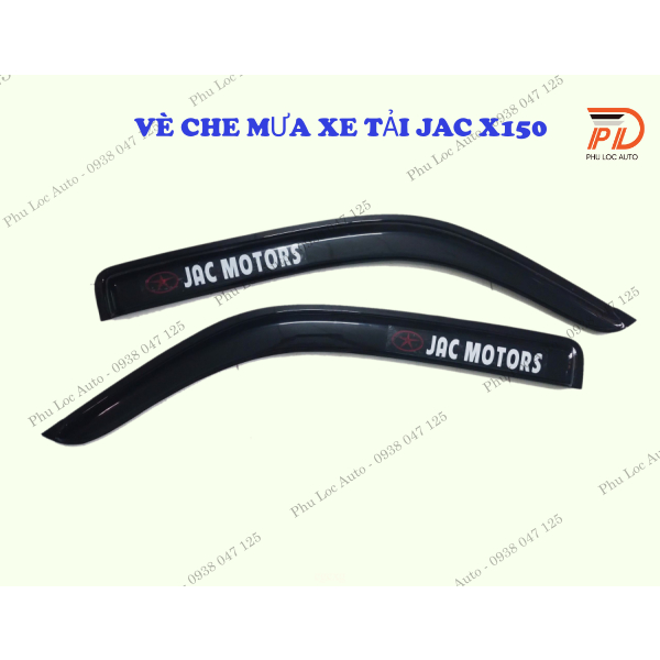 Vè che mưa xe tải JAC 1T5 X150 nhựa đen bóng, có sẵn keo dán ( giá 1 cặp)