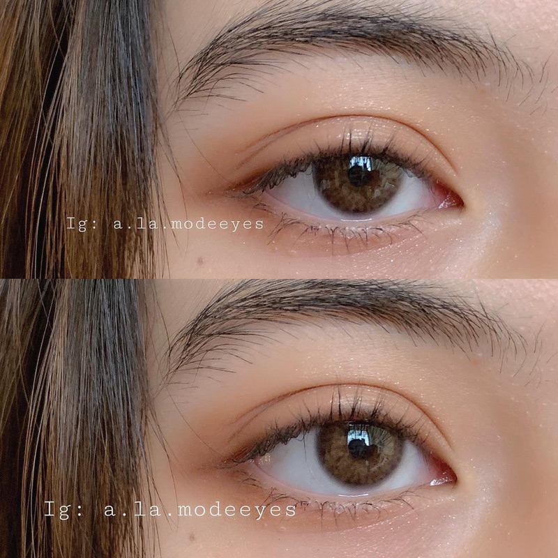 Lens nâu gỗ nhẹ