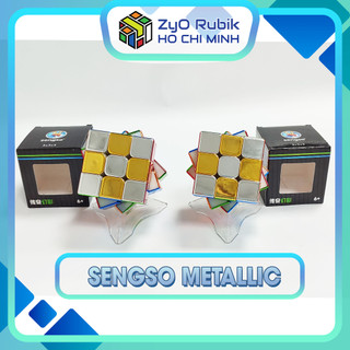Rubik gương 3x3 sengso metallic - sengso metallic - đồ chơi phát triển trí tuệ - zyo rubik hồ chí minh