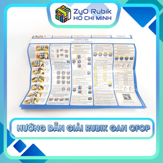 Phụ kiện rubik - gan cfop công thức giải rubic nâng cao - gan cfop f2l pll oll - zyo rubik hồ chí minh