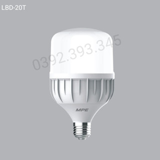 [MPE] Bóng đèn Led Bulb búp thân nhựa LBD công suất 20w 30w 40w 50w 60w