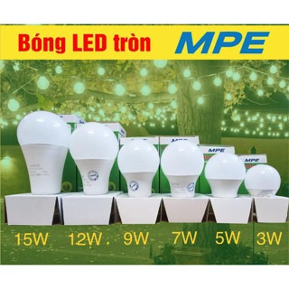 Bóng đèn led bulb búp thân nhựa lbd công suất 3w 5w 7w 9w 12w 15w