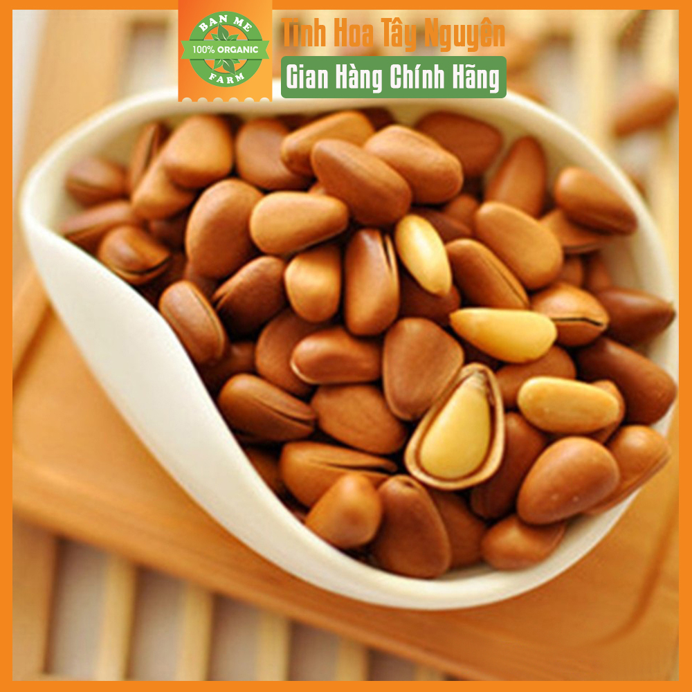 Hạt Thông Tây Nguyên Chính Hãng BANMEFARM Sấy Chín Nguyên Vị Ngon Giòn Tan, Thơm Bùi Hạt Dinh Dưỡng Healthy 250gr