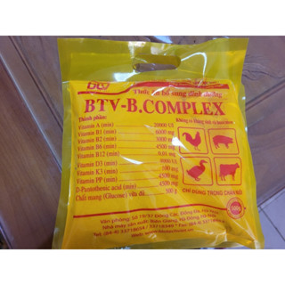 Bcomplex 500g &100g, Bổ sung vitamin cho gà, vịt, heo, bò - Giúp tăng sức đề kháng, giảm stress