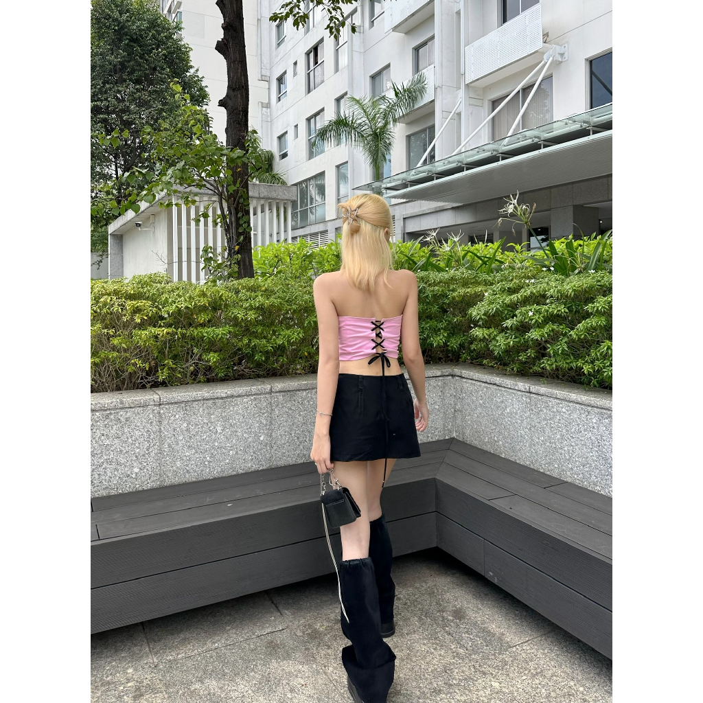 Áo ống thiết kế phối nơ | BLACKPINK TOP - CLÉLIE