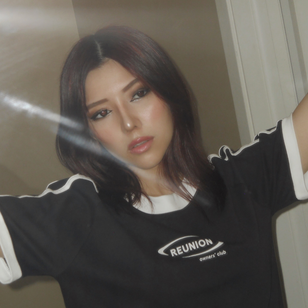 REU Áo BabyTee REUNION Cotton 2c Cao Cấp Striped Line phong cách Y2K Localbrand Đen / Trắng)