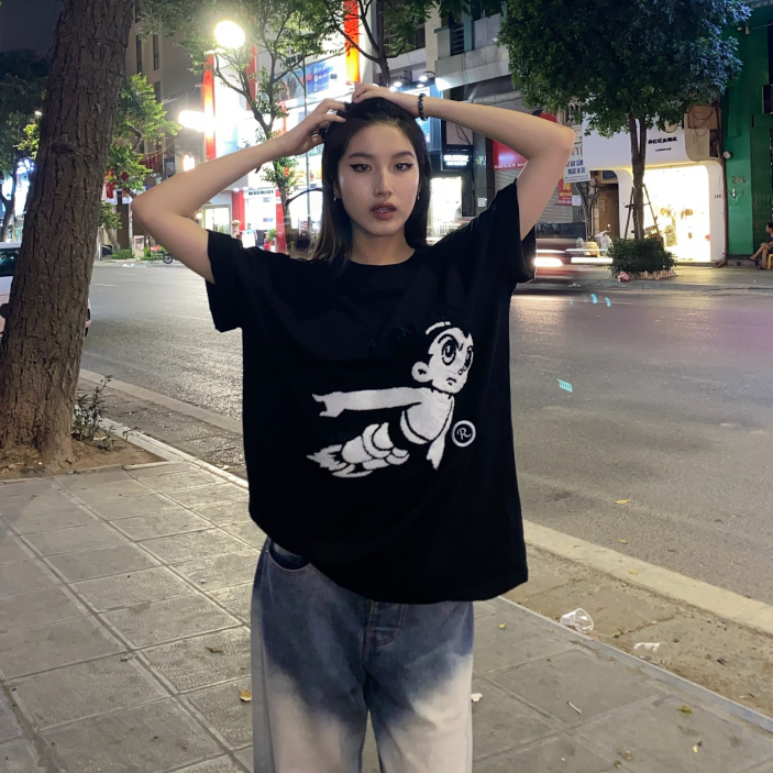 Áo Thun Thêu Xù Cao Cấp REUNION R'ASTROBOY