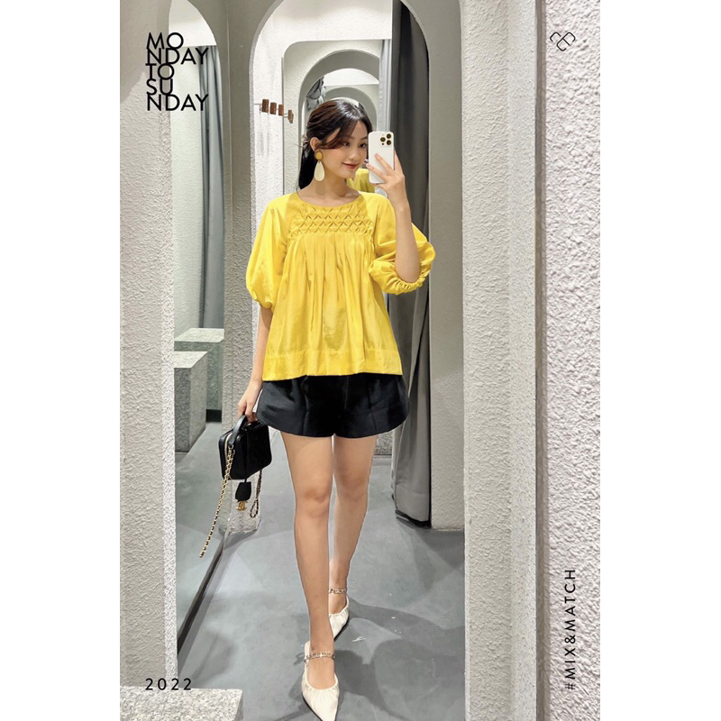 Quần short túi nhíu - Everluxe