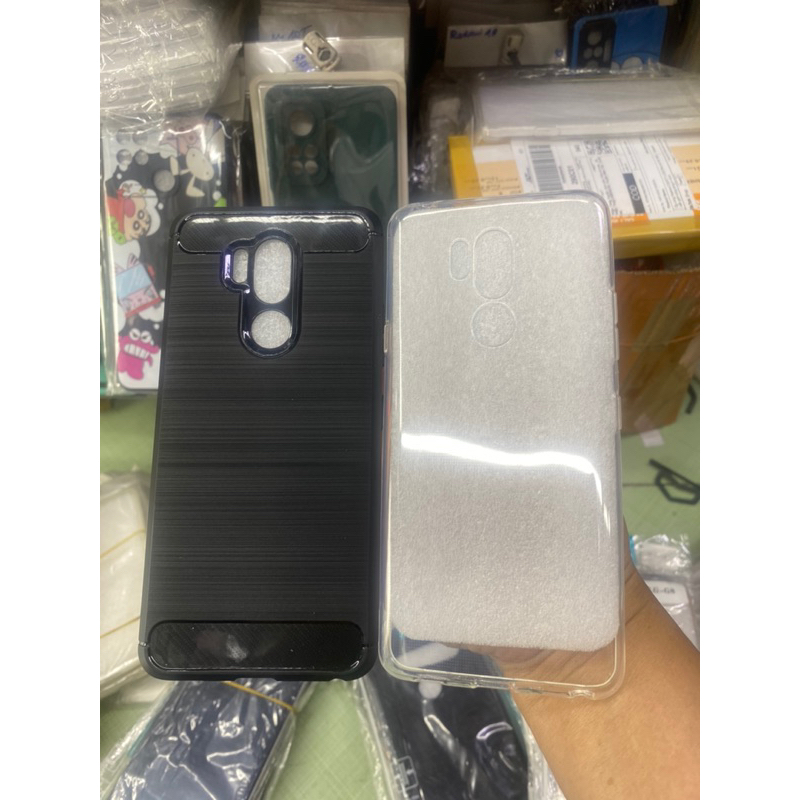 Ốp lưng LG G7 ThinQ đen sịn , ốp trong suốt .
