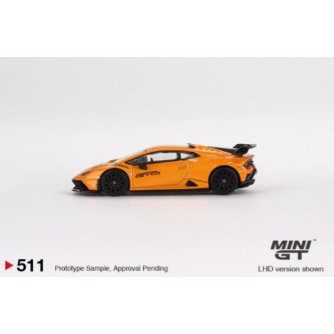 Mô hình ô tô Lamborghini Huracán STO Arancio Borealis 1/64 MiniGT MGT00511