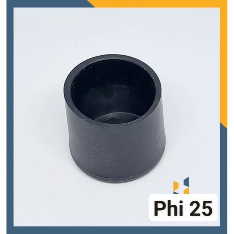 Nút cao su bịt ngoài chân ghế phi 25. Nút cao su chân bàn phi 25