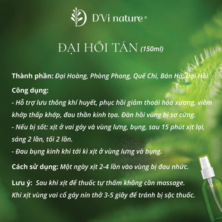 Đại Hồi Tán D’Vi Nature